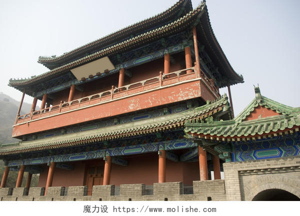 中国建筑景观旅游旅行城楼